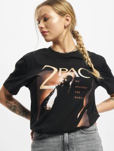 bequemes Mister Tee Damen T-Shirt 180 g/m² mit Baumwolle Schwarz