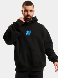 Modern Mister Tee unisex hoodie with drawstring and ribbed cuffs, 460 g/m² cotton, black