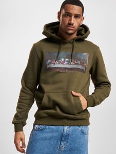 weicher Mister Tee Herren Hoodie Kordelzug Taschen 300 g/m² mit Baumwolle Khaki