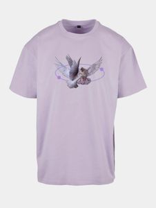 modernes Mister Tee Herren T-Shirt 240 g/m² mit Baumwolle Violett