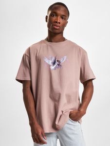 sportliches Mister Tee Herren T-Shirt 240 g/m² mit Baumwolle Alt-Rosa