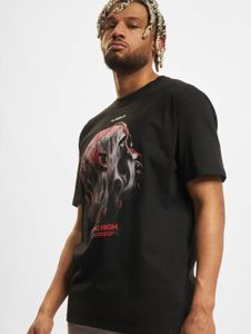 T-shirt homme Mister Tee, coupe oversize, 240 g/m², coton, noir