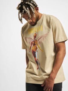 lässiges Mister Tee Herren T-Shirt 240 g/m² mit Baumwolle Beige