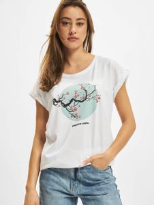 lässiges Mister Tee Damen T-Shirt 180 g/m² mit Baumwolle Weiß