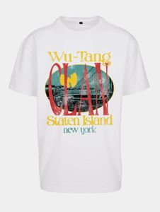 modernes Mister Tee Herren T-Shirt 240 g/m² mit Baumwolle Weiß