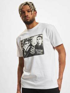 modernes Mister Tee Herren T-Shirt 240 g/m² mit Baumwolle Weiß