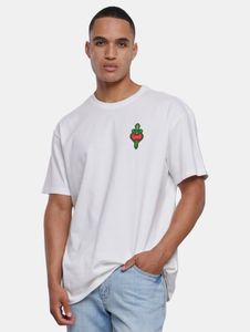 modernes Mister Tee Herren T-Shirt Oversize 240 g/m² mit Baumwolle Weiß