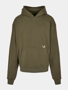 Felpa con cappuccio da uomo Soft Mister Tee con polsini e cappuccio a coste, 460 g/m², cotone, kaki