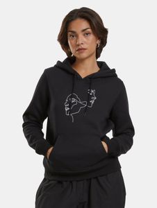 Comfortable Mister Tee women's hoodie, 300 g/m², made of cotton, black