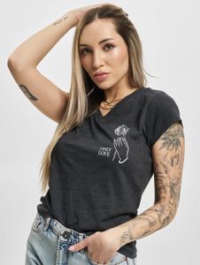 lässiges Mister Tee Damen T-Shirt 140 g/m² mit Baumwolle Anthrazit