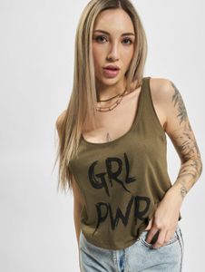 bequemes Mister Tee Damen T-Shirt mit Baumwolle Khaki