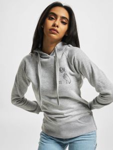 Felpa con cappuccio da donna Casual Mister Tee in cotone, grigia