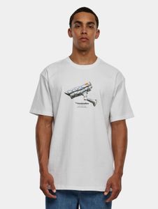 lässiges Mister Tee Herren T-Shirt Oversize 240 g/m² mit Baumwolle Weiß