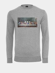 modernes Mister Tee Herren Sweatshirt mit Baumwolle Grau