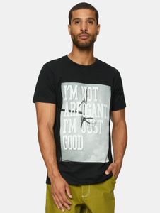 bequemes Mister Tee Herren T-Shirt 200 g/m² mit Baumwolle Schwarz