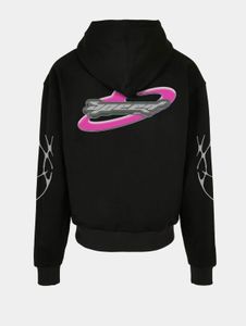 moderner Mister Tee Herren Hoodie 460 g/m² mit Baumwolle Schwarz