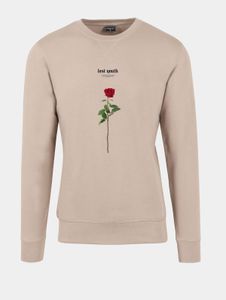 modernes Mister Tee Herren Sweatshirt mit Baumwolle Beige