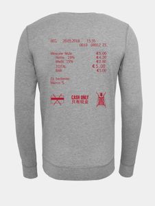 bequemes Mister Tee Herren Sweatshirt mit Baumwolle Grau