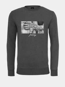 Modern Mister Tee men's sweatshirt with cotton, anthracite
