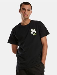 T-shirt casual da uomo Mister Tee in cotone, nera