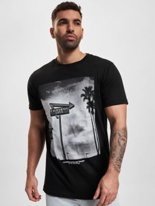 modernes Mister Tee Herren T-Shirt mit Baumwolle Schwarz