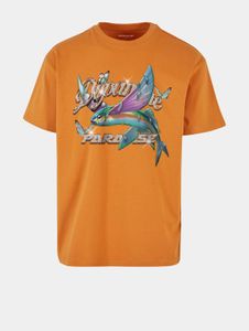 sporty Mister Tee men's T-shirt, oversize, 240 g/m², cotton, orange