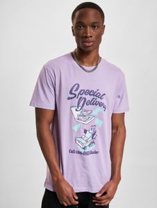 bequemes Mister Tee Herren T-Shirt mit Baumwolle Violett