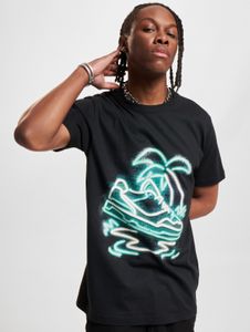 Camiseta deportiva Mister Tee para hombre, de algodón, color negro.