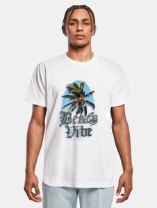 sportliches Mister Tee Herren T-Shirt 200 g/m² mit Baumwolle Weiß