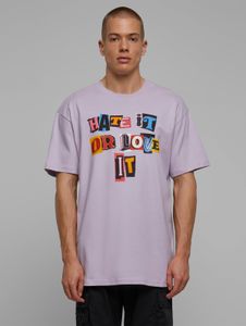 sportliches Mister Tee Herren T-Shirt mit Baumwolle Violett