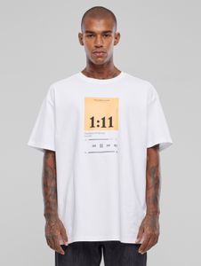 sporty Mister Tee men's T-shirt with cotton, white