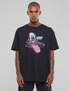 T-shirt da uomo oversize in cotone Casual Mister Tee, nera
