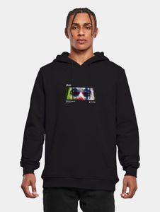 Casual Mister Tee men's hoodie with hood, cotton, black