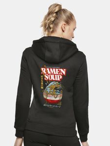 weicher Miss Tee Damen Hoodie Kapuze 300 g/m² mit Baumwolle Schwarz
