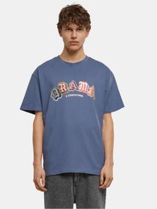 bequemes Mister Tee Herren T-Shirt Oversize 240 g/m² mit Baumwolle Blau