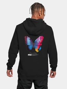 weicher Mister Tee Herren Hoodie Kapuze 300 g/m² mit Baumwolle Schwarz
