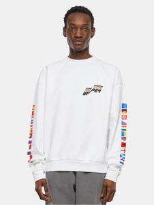 weiches Mister Tee Herren Sweatshirt 460 g/m² mit Baumwolle Weiß