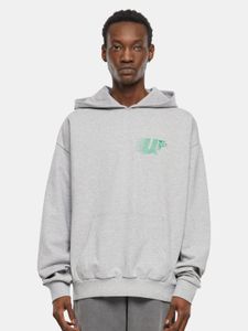 weicher Mister Tee Herren Hoodie Rippbündchen Kapuze 460 g/m² mit Baumwolle Grau