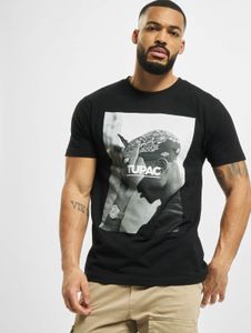 bequemes Merchcode Herren T-Shirt Rippbündchen Kapuze 180 g/m² mit Baumwolle Schwarz