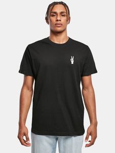 Camiseta Casual Mister Tee para hombre, 200 g/m², algodón, negra