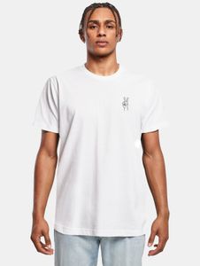 modernes Mister Tee Herren T-Shirt 200 g/m² mit Baumwolle Weiß