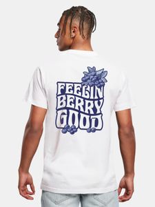 sportliches Mister Tee Herren T-Shirt 200 g/m² mit Baumwolle Weiß