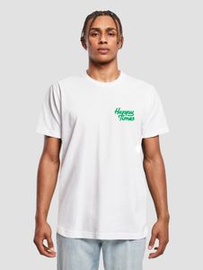 modernes Mister Tee Herren T-Shirt 200 g/m² mit Baumwolle Weiß