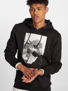 moderner Merchcode Herren Hoodie Reißverschluss Kapuze 300 g/m² mit Baumwolle Schwarz