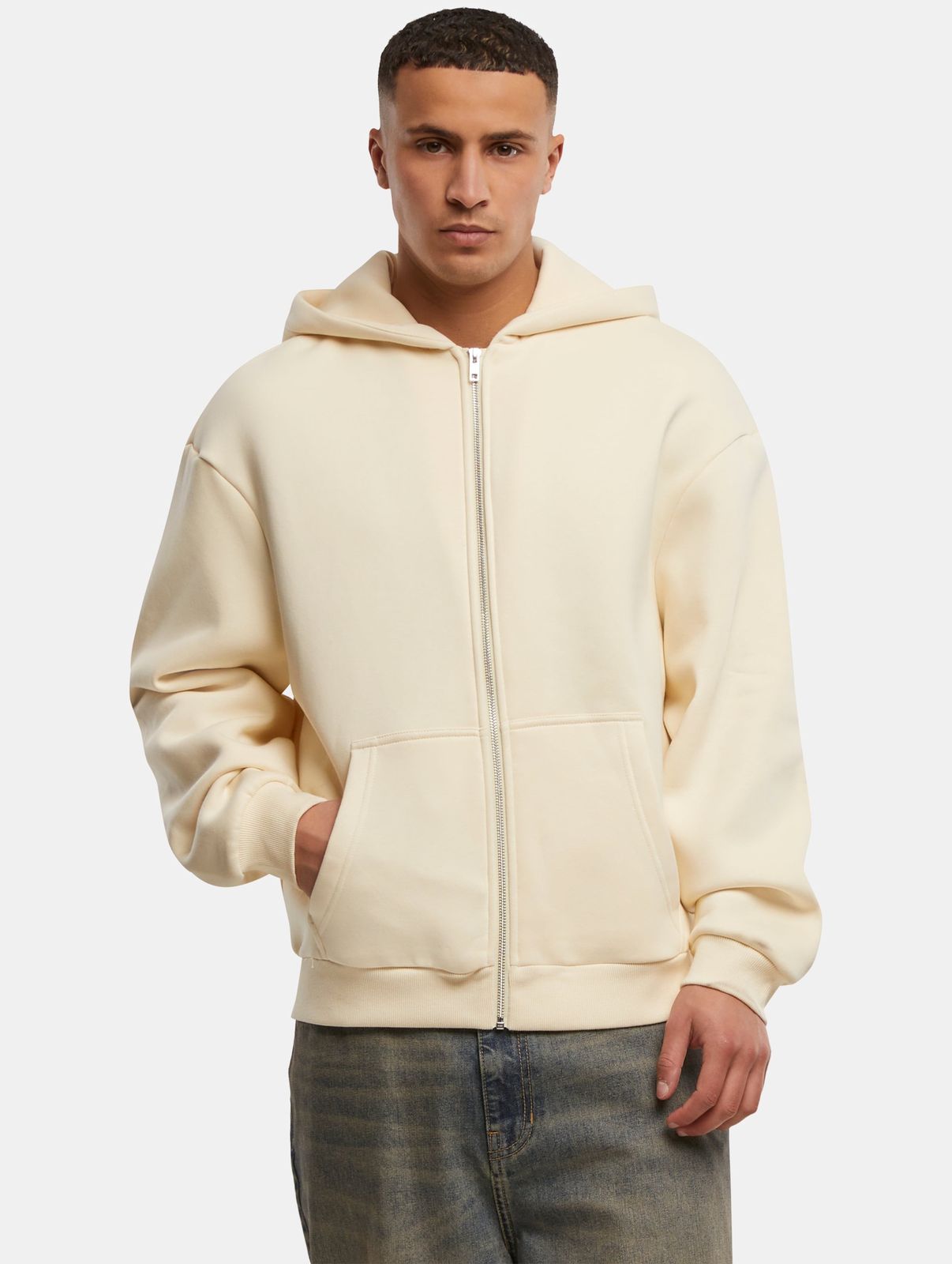 Mister Tee Herren Hoodie mit Reißverschluss und Baumwolle