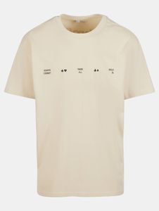 sportliches Mister Tee Herren T-Shirt Oversize mit Baumwolle Beige