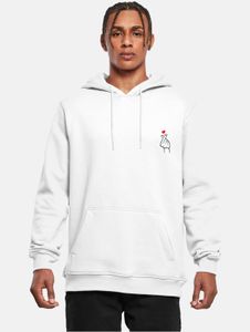 lässiger Mister Tee Herren Hoodie 300 g/m² mit Baumwolle Weiß