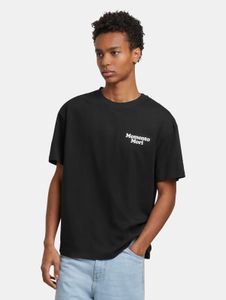 sportliches Mister Tee Herren T-Shirt Oversize mit Baumwolle Schwarz