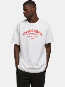 modernes Mister Tee Herren T-Shirt Oversize 240 g/m² mit Baumwolle Weiß