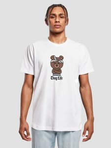 sportliches Mister Tee Herren T-Shirt 200 g/m² mit Baumwolle Weiß